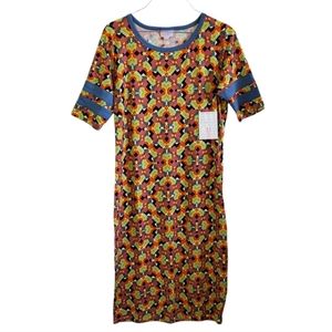 LuLaRoe Julia Pencil Dress Women Medium